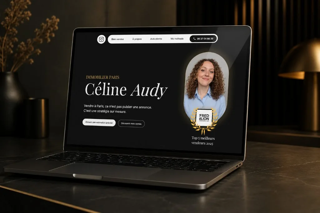 Céline Audy — aperçu du site